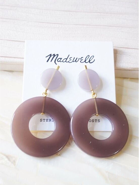 Madewell Jewelry - Madewell Circle Statement Earrings